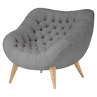 The Rohde Easy Chair from Herman Miller with the scoria luce upholstery and oak leg finish.
