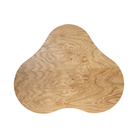 The oak burl Rohde Paldao Side Table from Herman Miller tabletop.