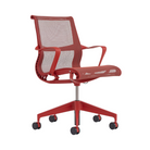 Setu Office Chair with Ribbon Arms by Herman Miller in canyon color dipped option from the side.