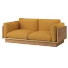 The White Oak Pawson Drift 80" Sofa from Herman Miller with beck retrospect upholstery.