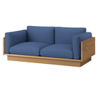 The White Oak Pawson Drift 80" Sofa from Herman Miller with luce alkali upholstery.