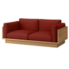 The White Oak Pawson Drift 80" Sofa from Herman Miller with mode alder upholstery.