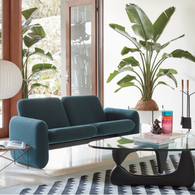 The Wilkes Modular Sofa, 2 Seater from Herman Miller in a living area.