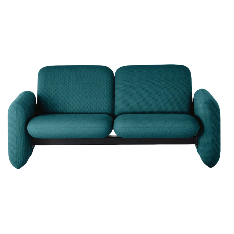 The Wilkes Modular Sofa, 2 Seater from Herman Miller in nico fabric, meditation color.