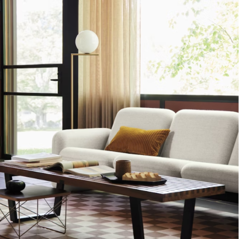 The Wilkes Modular Sofa 3 Seater from Herman Miller in a lounge.