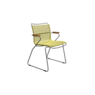 The lemon zest Click Outdoor Dining Chair by Houe.