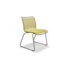 The lemon zest Click Outdoor Dining Chair No Armrest by Houe.