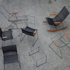 The Click Outdoor Dining Chair No Armrest by Houe in different variants.