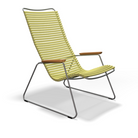 The lemon zest Click Outdoor Lounge Chair by Houe.