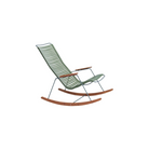 The olive green Click Outdoor Rocking Chair by Houe.
