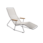 The muted white Click Outdoor Sunrocker by Houe.