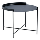 The medium black Edge Outdoor Tray Coffee Table by Houe.