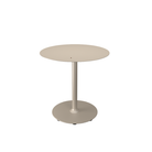 The large beige Pico Round Cafe Table with Round Base by Houe.