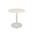 The large muted white Pico Round Cafe Table with Round Base by Houe.