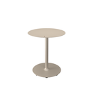 The small beige Pico Round Cafe Table Round Base by Houe.
