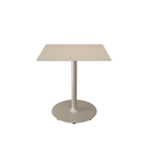 The large beige Pico Square Cafe Table Round Base by Houe.