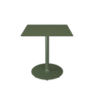 The large olive green Pico Square Cafe Table Round Base by Houe.