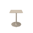 The small beige Pico Square Cafe Table Round Base by Houe.
