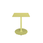 The small lemon zest Pico Square Cafe Table Round Base by Houe.