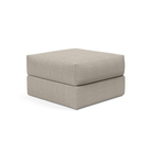 The Cornila Ottoman from Innovation Living with kenya gravel 579 upholstery.