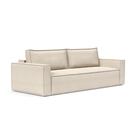 The Newilla Sleeper Sofa from Innovation Living with standard arms and halifax shell 365 upholstery setup as a sofa.