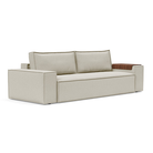 The Newilla Sleeper Sofa from Innovation Living with wide arms and mixed dance natural 527 upholstery setup as a sofa.
