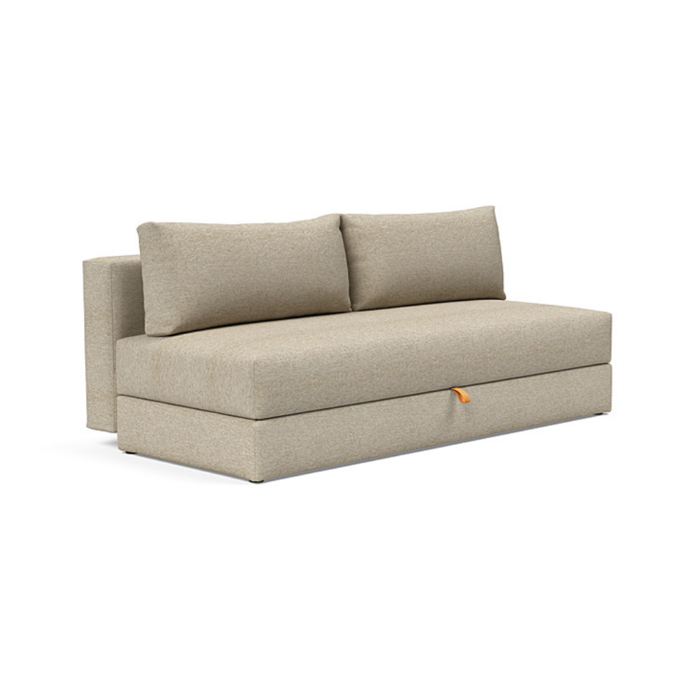 The Osvald Sofa Bed from Innovation Living with halifax antique 366 upholstery setup as a sofa.