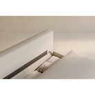 The Osvald Sofa Bed from Innovation Living with phobos latte 586 upholstery in a living room.