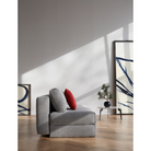 The Osvald Sofa Bed from Innovation Living with twist granite 565 upholstery  in a living area.