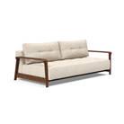 The Ran D.E.L Sofa Bed from Innovation Living with halifax shell 365 upholstery setup as a sofa.