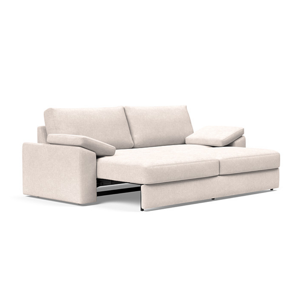 The Vilander Sleeper Sofa With Cushion Arms from Innovation Living with adario basmati 255 upholstery, a pull out couch.