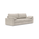The Vilander Sleeper Sofa With Cushion Arms from Innovation Living with avella sand 280 upholstery setup as a couch.