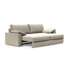 The Vilander Sleeper Sofa With Cushion Arms from Innovation Living with boucle beige 539 upholstery, a pull out couch.