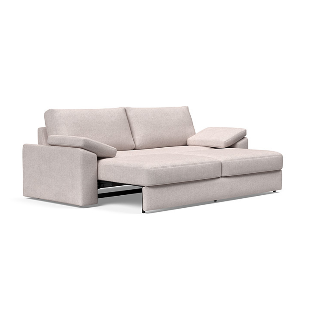 The Vilander Sleeper Sofa With Cushion Arms from Innovation Living with weda sand 300 upholstery, a pull out couch.
