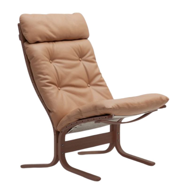 The Siesta Classic Chair High Back from LK Hjelle with no arms in Hemsen Anilian smoked Oak.