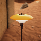 PH 3½-2½ Floor Lamp Centenary Edition by Louis Poulsen illuminated.