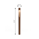 The Flindt Garden Bollard, crafted by renowned Danish designer Christian Flindt with Louis Poulsen, offers premier outdoor illumination for spaces like parks, courtyards, and gardens without sacrificing light quality or design. 