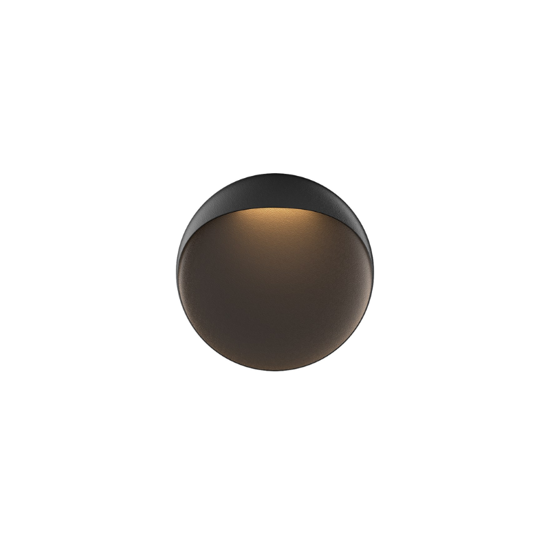 The small 7.9 inch Flindt Wall from Louis Poulsen in black.