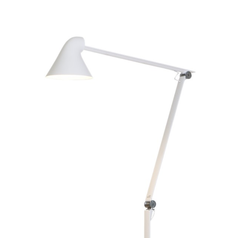 The NJP Floor Lamp from Louis Poulsen in a close up shot of the light.