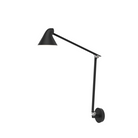 The NJP Wall from Louis Poulsen with the long arm in black.