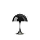 The Panthella 250 Portable Table Lamp from Louis Poulsen in Black.