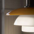 A close up of the PH 3/3 Pendant Centenary Edition by Louis Poulsen.