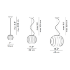 The Lita Pendant by Luceplan dimensions. all-groups