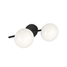 The Lune 2-Light Bath Sconce by Visual Comfort & Co in Aged Iron from the top.