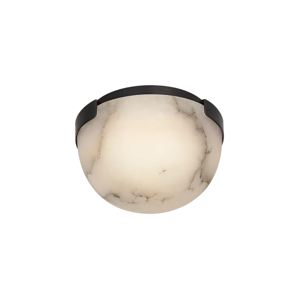 The Melange Solitaire Flush Mount by Visual Comfort in Bronze