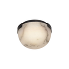The Melange Solitaire Flush Mount by Visual Comfort in Bronze