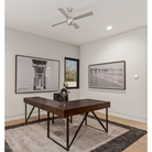 The Ball ceiling fan from Modern Fan Co. in an office space.