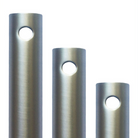 A standard down rod from The Modern Fan Co. in matte nickel finish.