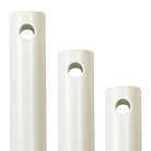 A standard down rod from The Modern Fan Co. in matte white finish.