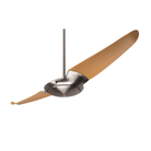 The bright nickel body with maple blades IC/Air2 DC - 56″ from Modern Fan Co.